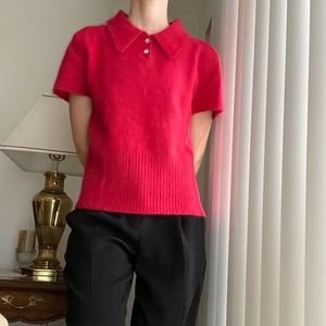 Super cute short sleeve and soft sweater from The Limited.